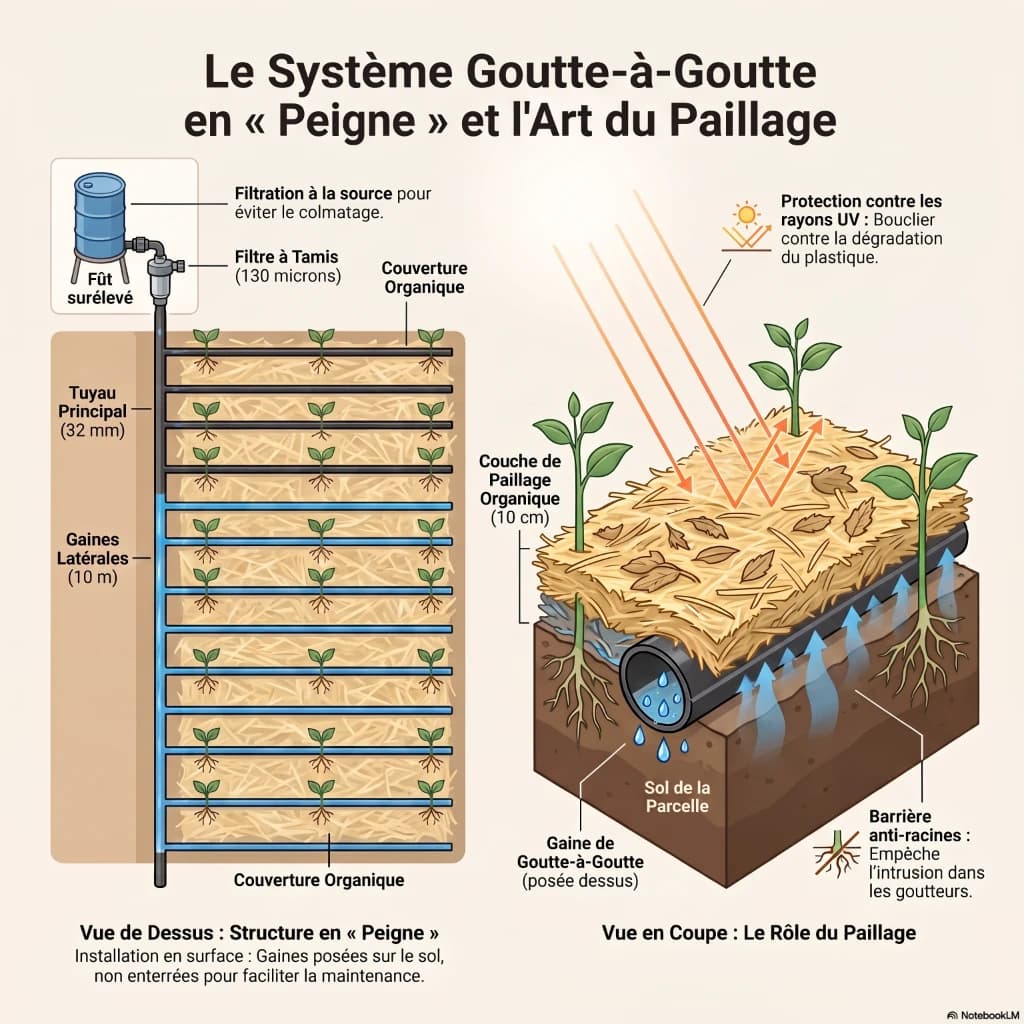 Gouttes d'Avenir — réseau goutte-à-goutte