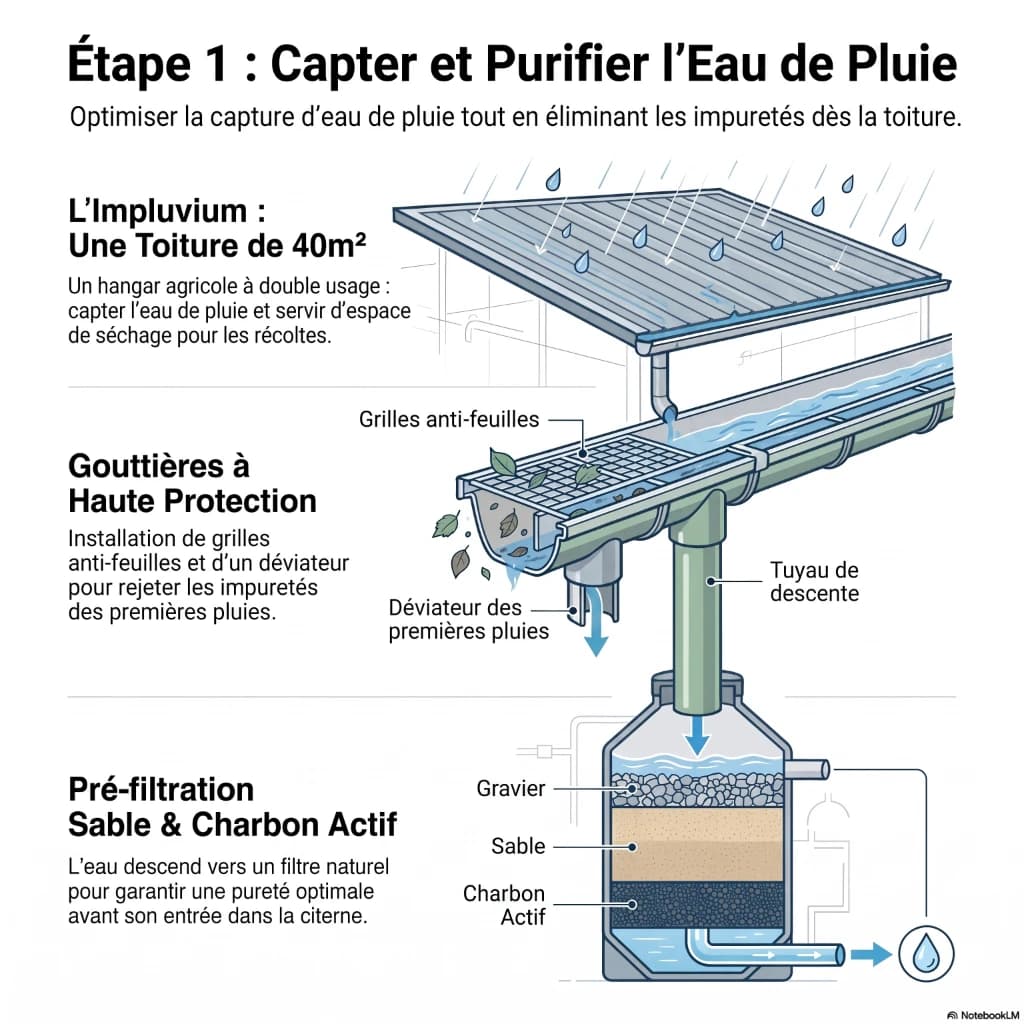 Gouttes d'Avenir — impluvium