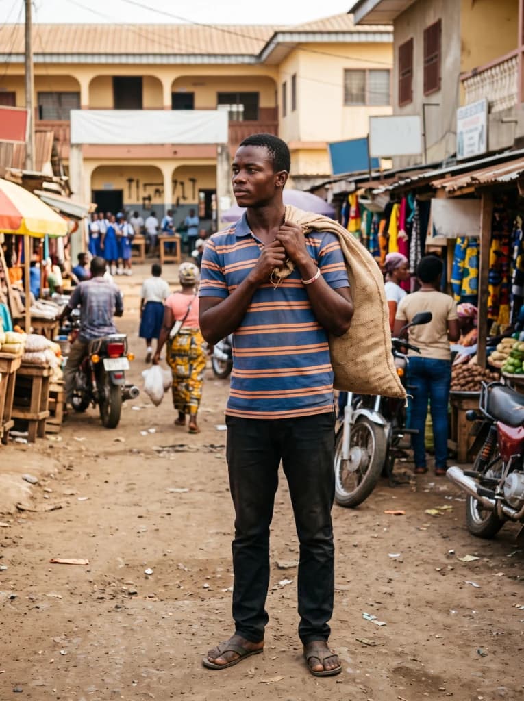 Femme en formation à l'atelier de couture à Yaoundé