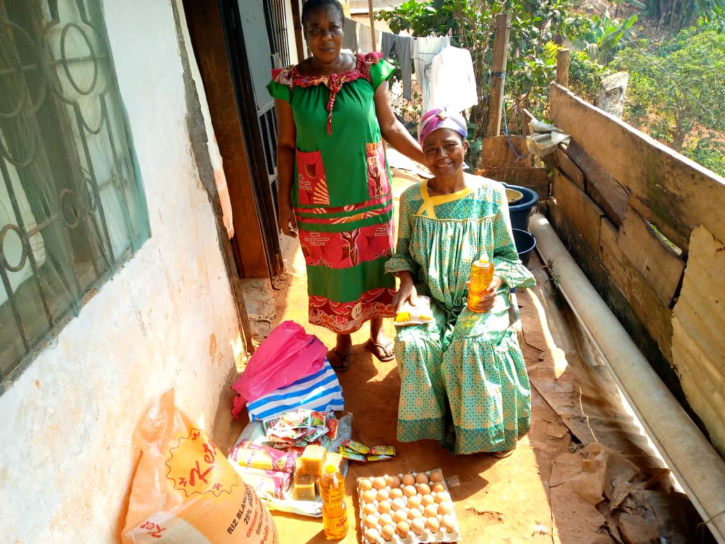 Aide alimentaire auprès d'une famille